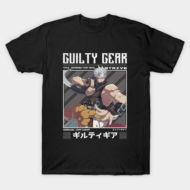 Chipp Zanuff - Guilty Gear Strive T-Shirt by Arestration